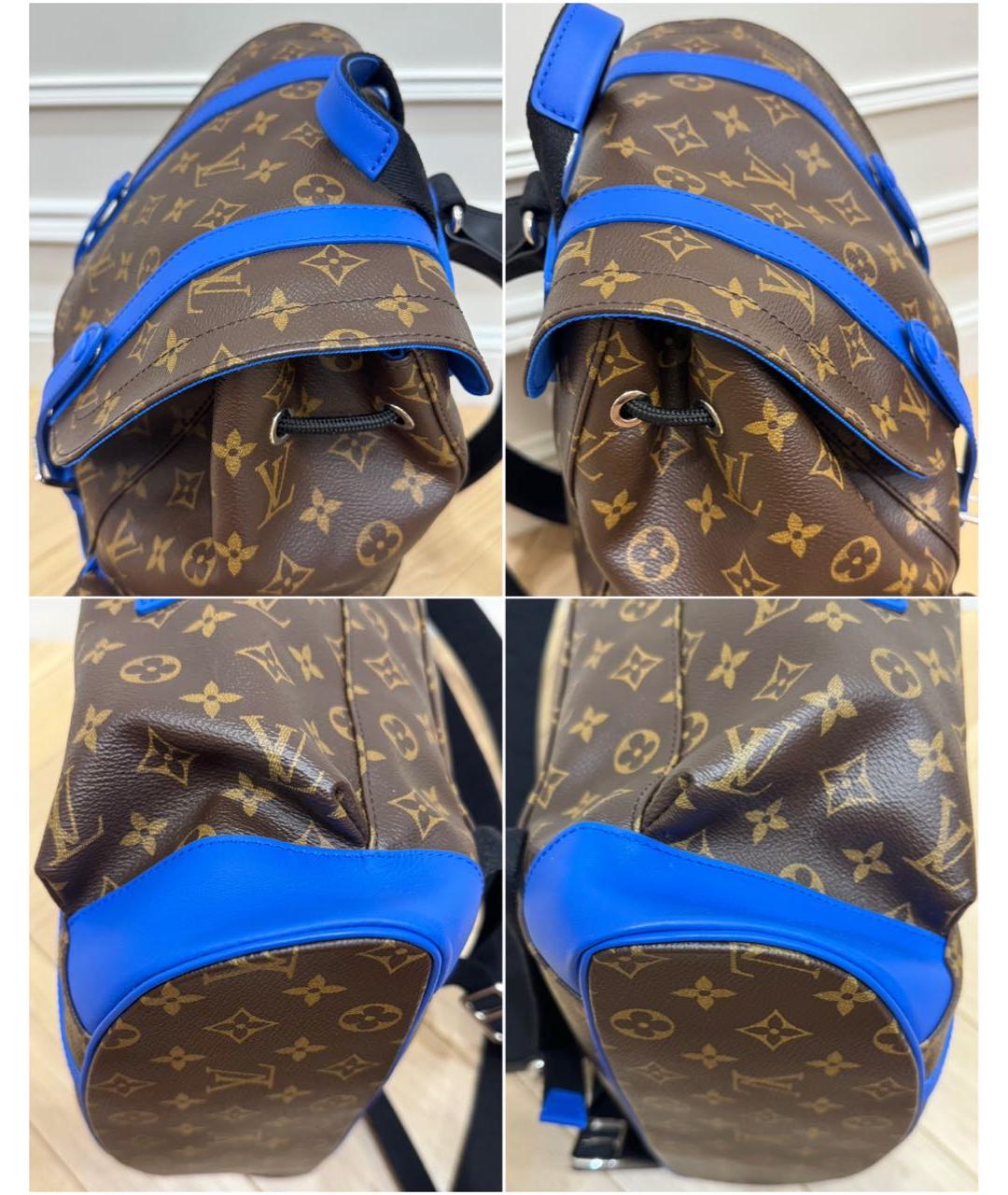 LOUIS VUITTON Коричневый рюкзак из канвы, фото 5