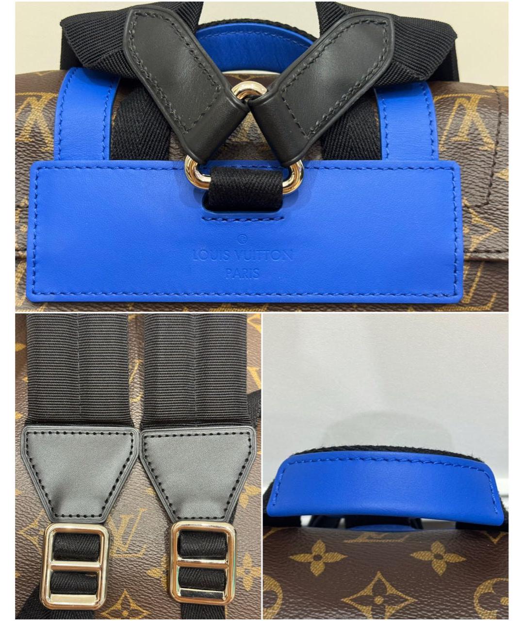 LOUIS VUITTON Коричневый рюкзак из канвы, фото 6