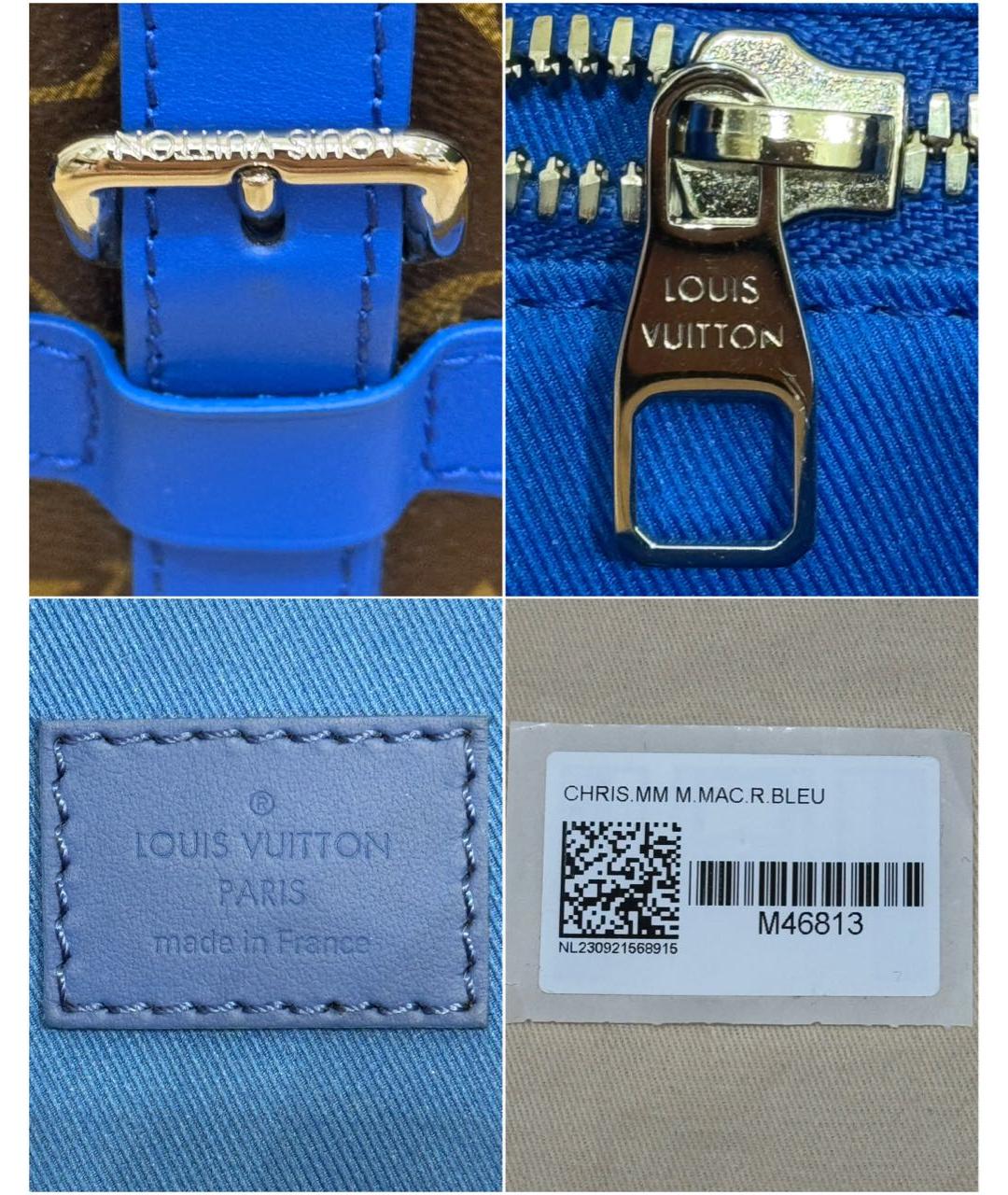 LOUIS VUITTON Коричневый рюкзак из канвы, фото 7