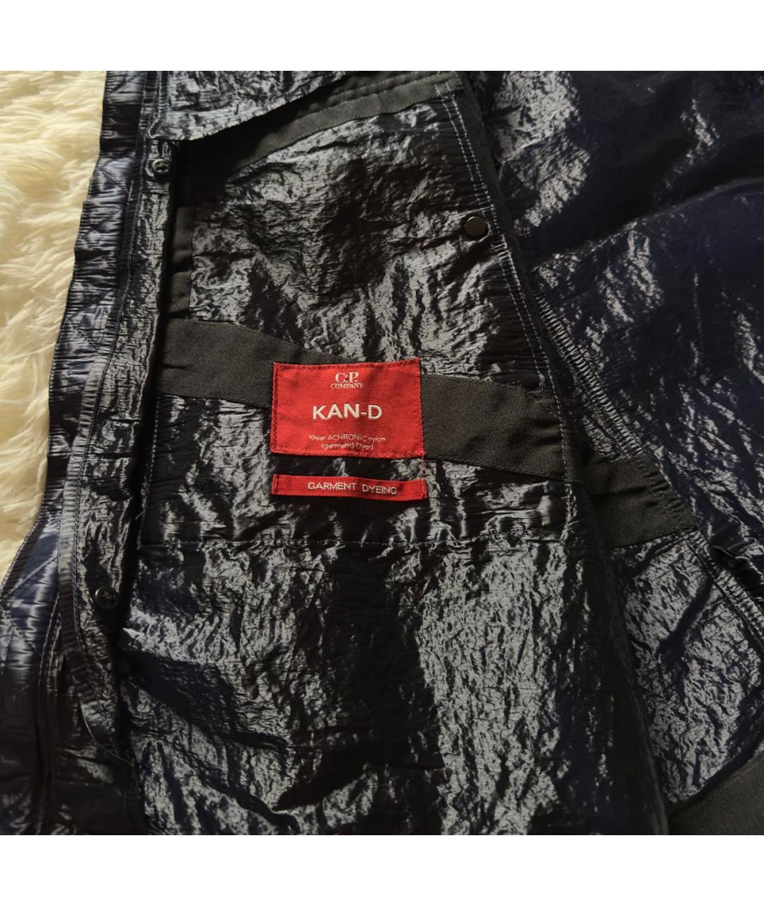 CP COMPANY Темно-синяя полиамидовая куртка, фото 5