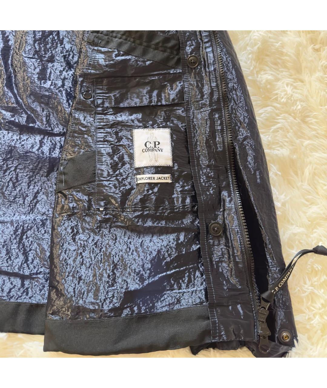 CP COMPANY Темно-синяя полиамидовая куртка, фото 6