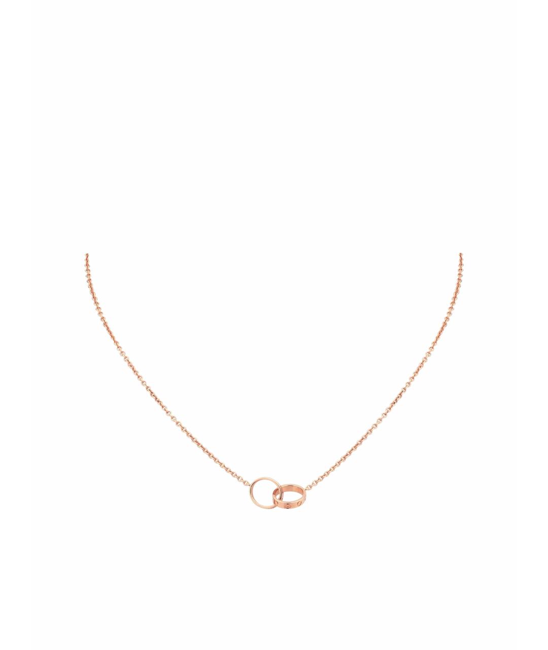 CARTIER Золотая подвеска из розового золота, фото 1