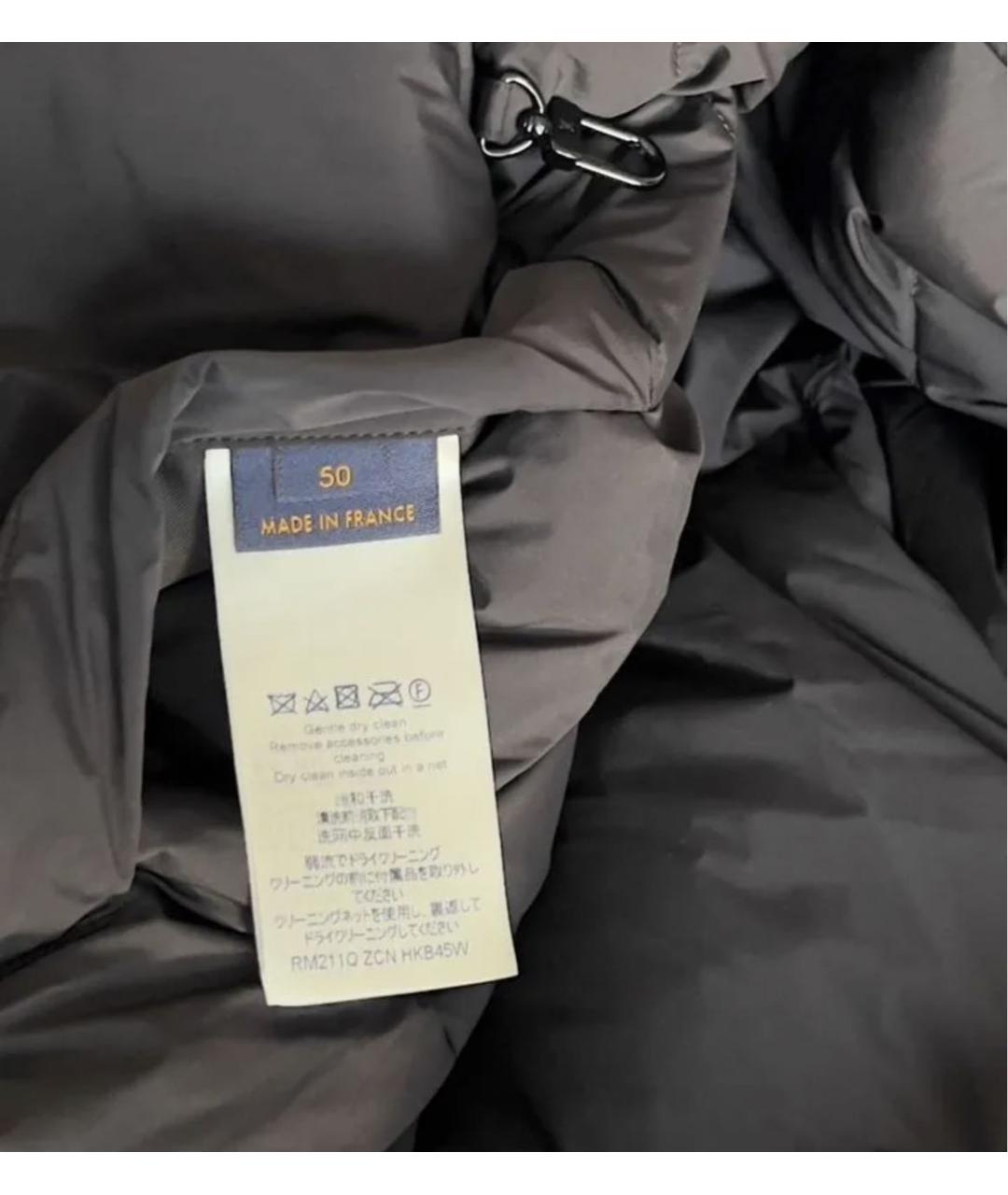 LOUIS VUITTON Черный пуховик, фото 3