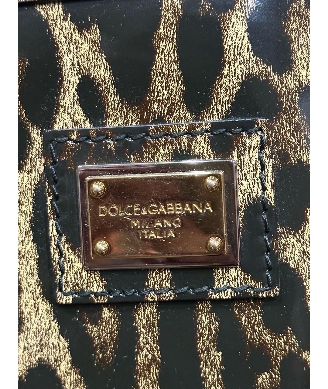 DOLCE&GABBANA Сумка с короткими ручками из лакированной кожи, фото 4