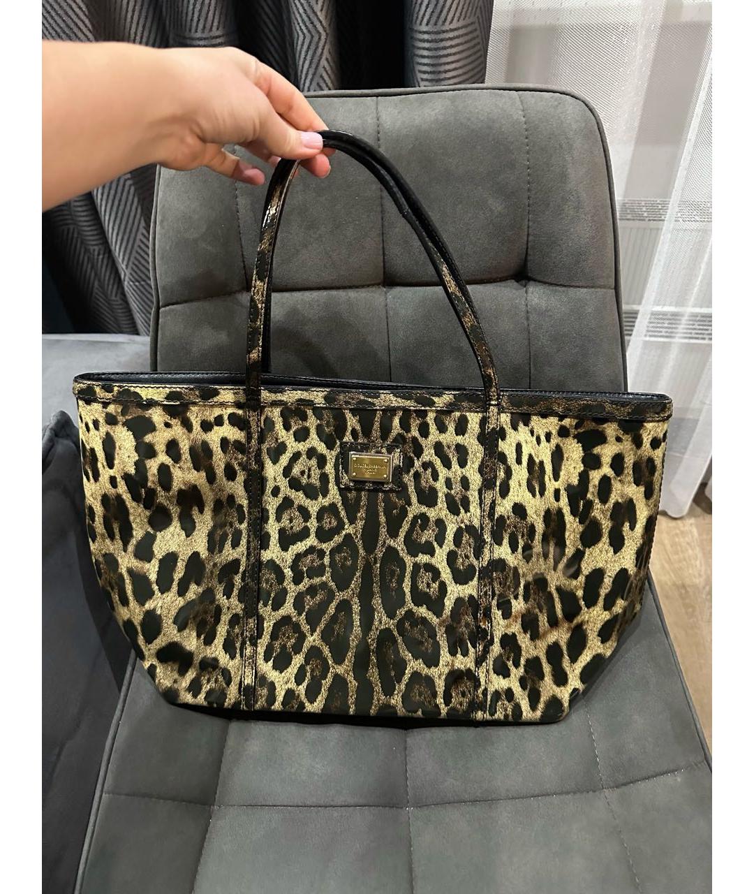 DOLCE&GABBANA Сумка с короткими ручками из лакированной кожи, фото 7