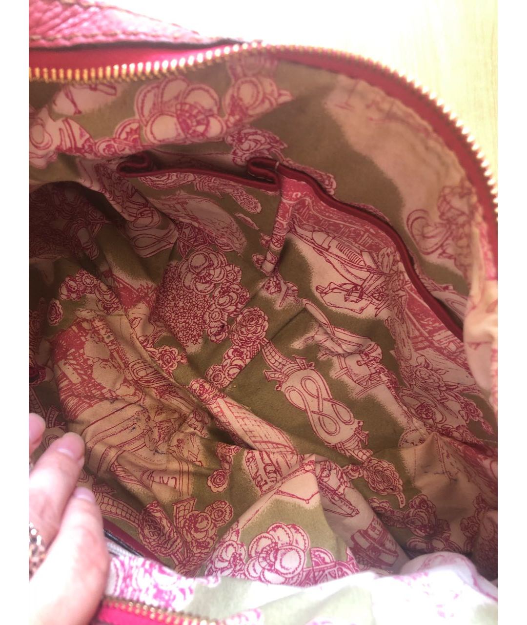 LANCEL Розовая кожаная сумка тоут, фото 6