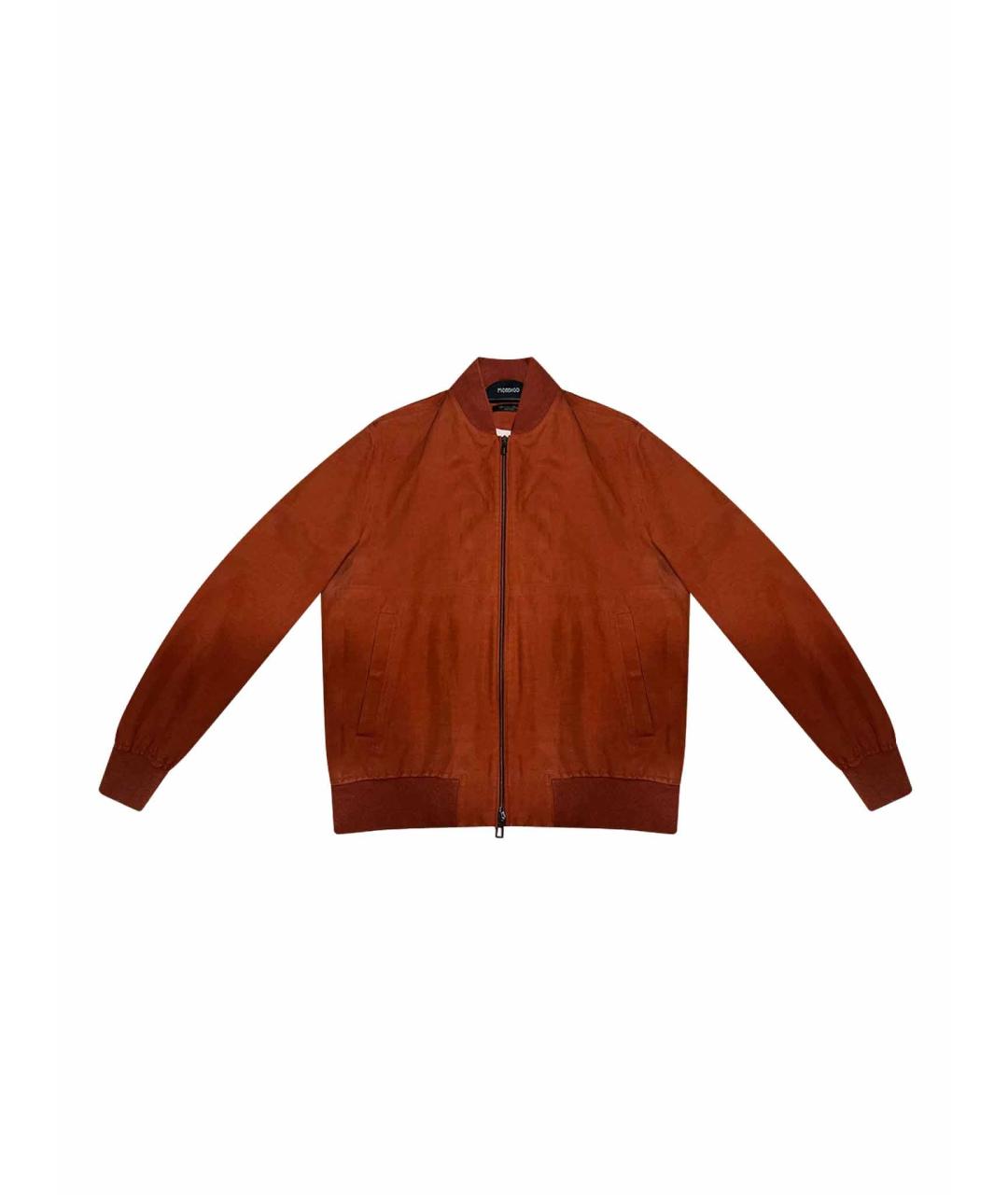 LORO PIANA Оранжевая льняная куртка, фото 1