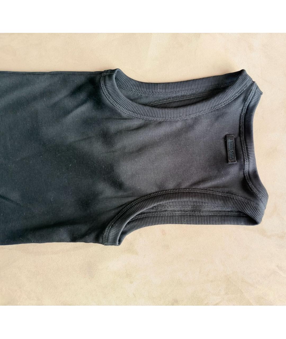 JACQUEMUS Черная майка, фото 3