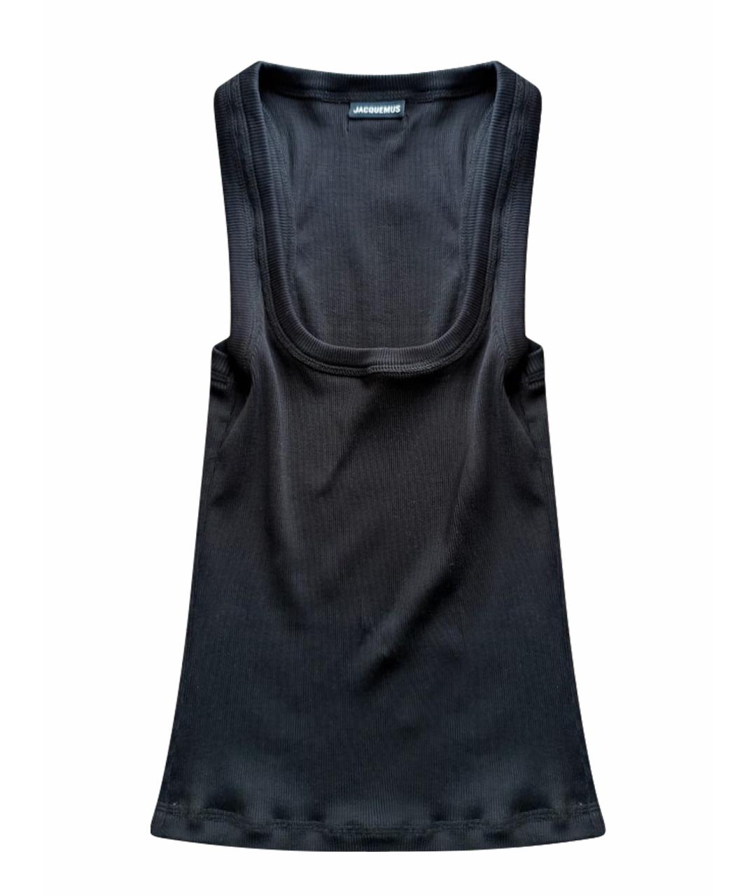 JACQUEMUS Черная майка, фото 1