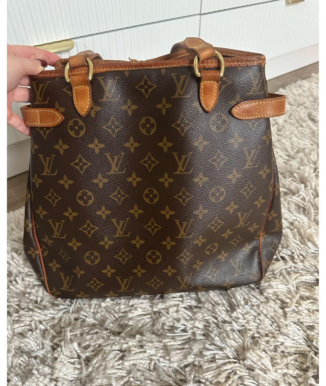 LOUIS VUITTON Коричневая сумка через плечо из канвы, фото 7