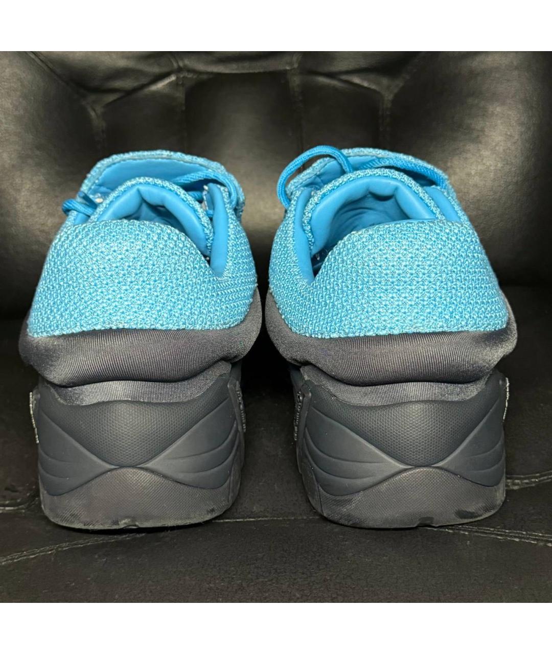 RAF SIMONS Синие текстильные низкие кроссовки / кеды, фото 2