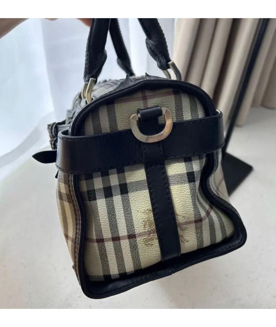 BURBERRY Мульти кожаная сумка тоут, фото 6