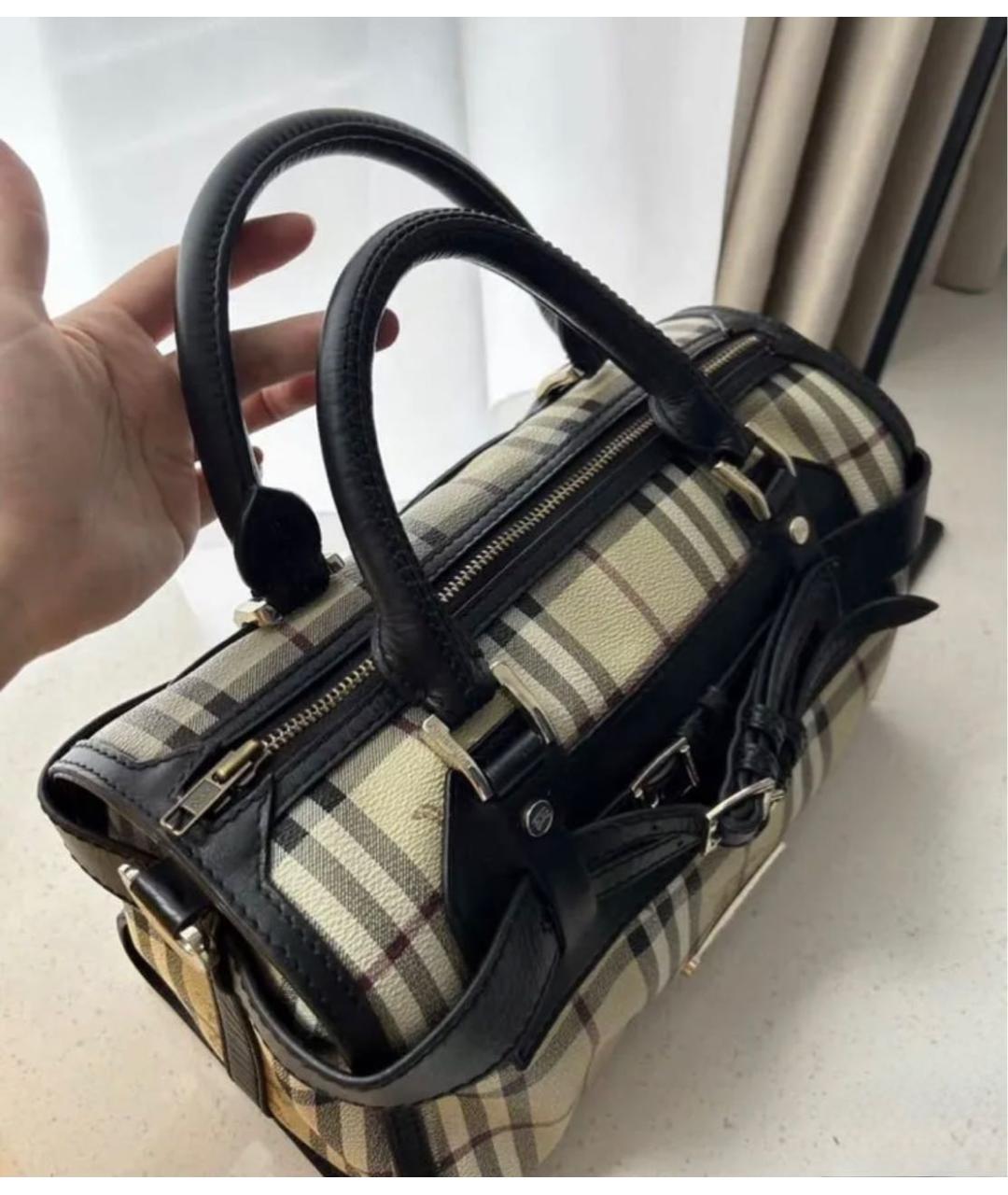 BURBERRY Мульти кожаная сумка тоут, фото 3