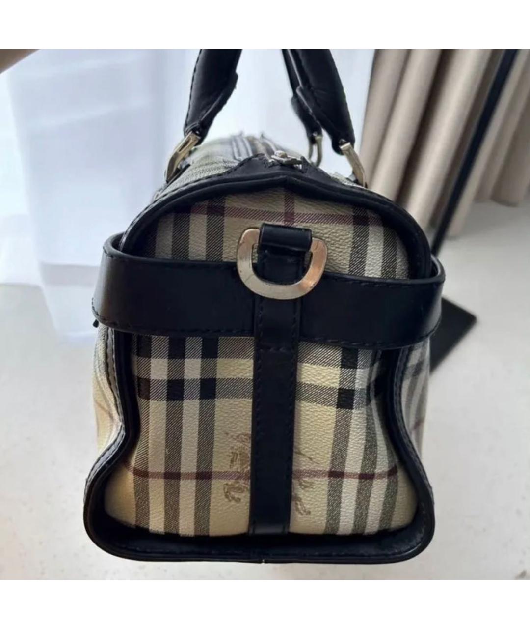 BURBERRY Мульти кожаная сумка тоут, фото 7