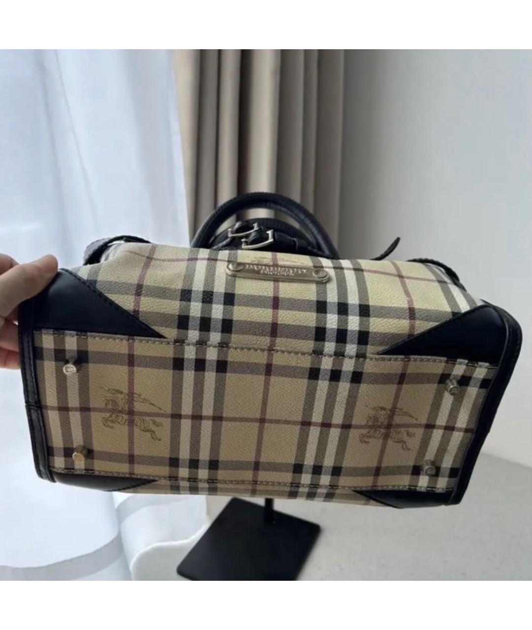 BURBERRY Мульти кожаная сумка тоут, фото 5