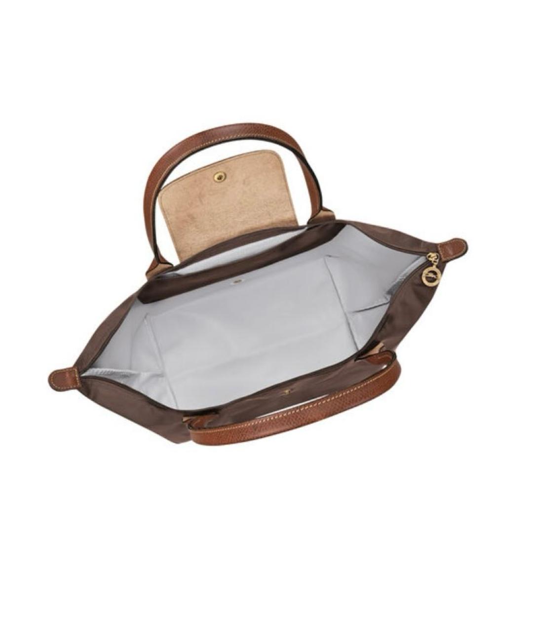 LONGCHAMP Коричневая нейлоновая сумка через плечо, фото 4