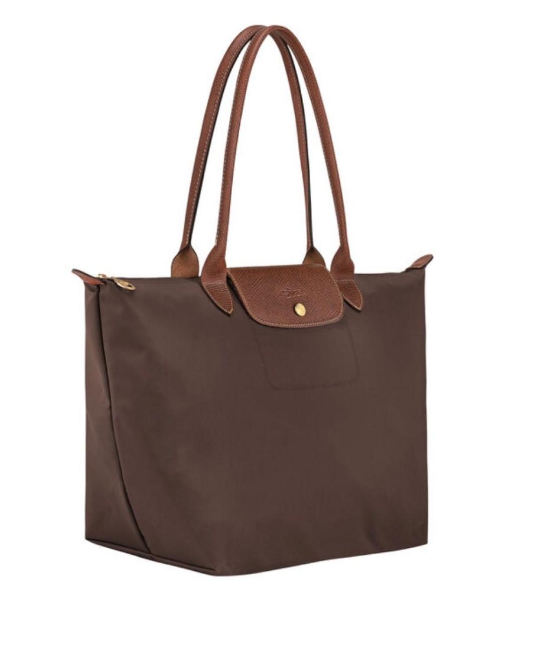 LONGCHAMP Коричневая нейлоновая сумка через плечо, фото 2