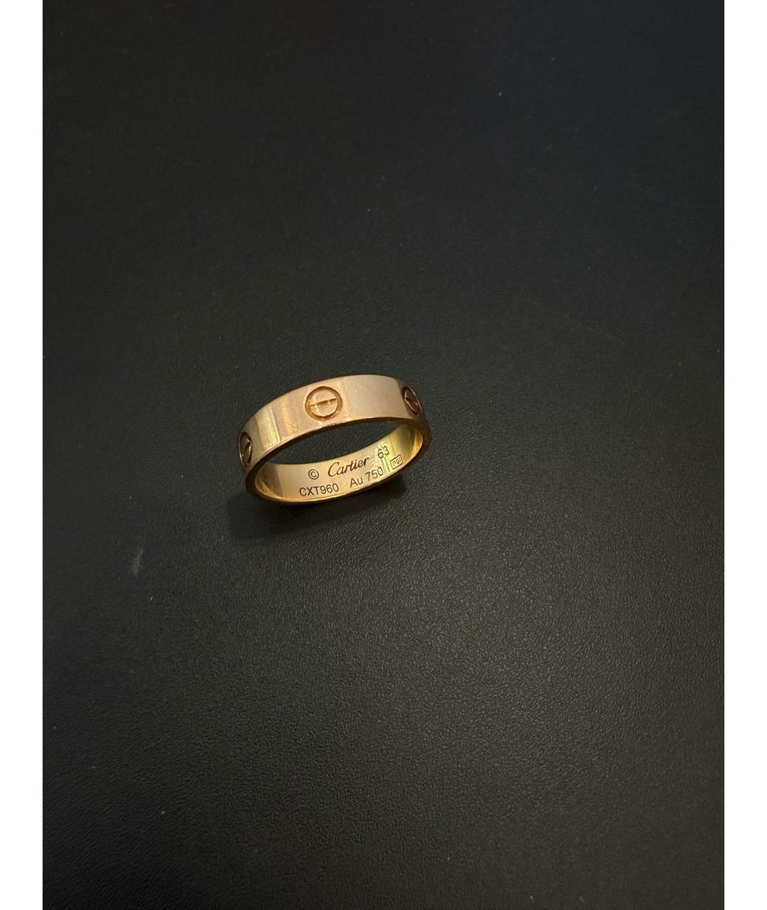 CARTIER Золотое кольцо из розового золота, фото 2