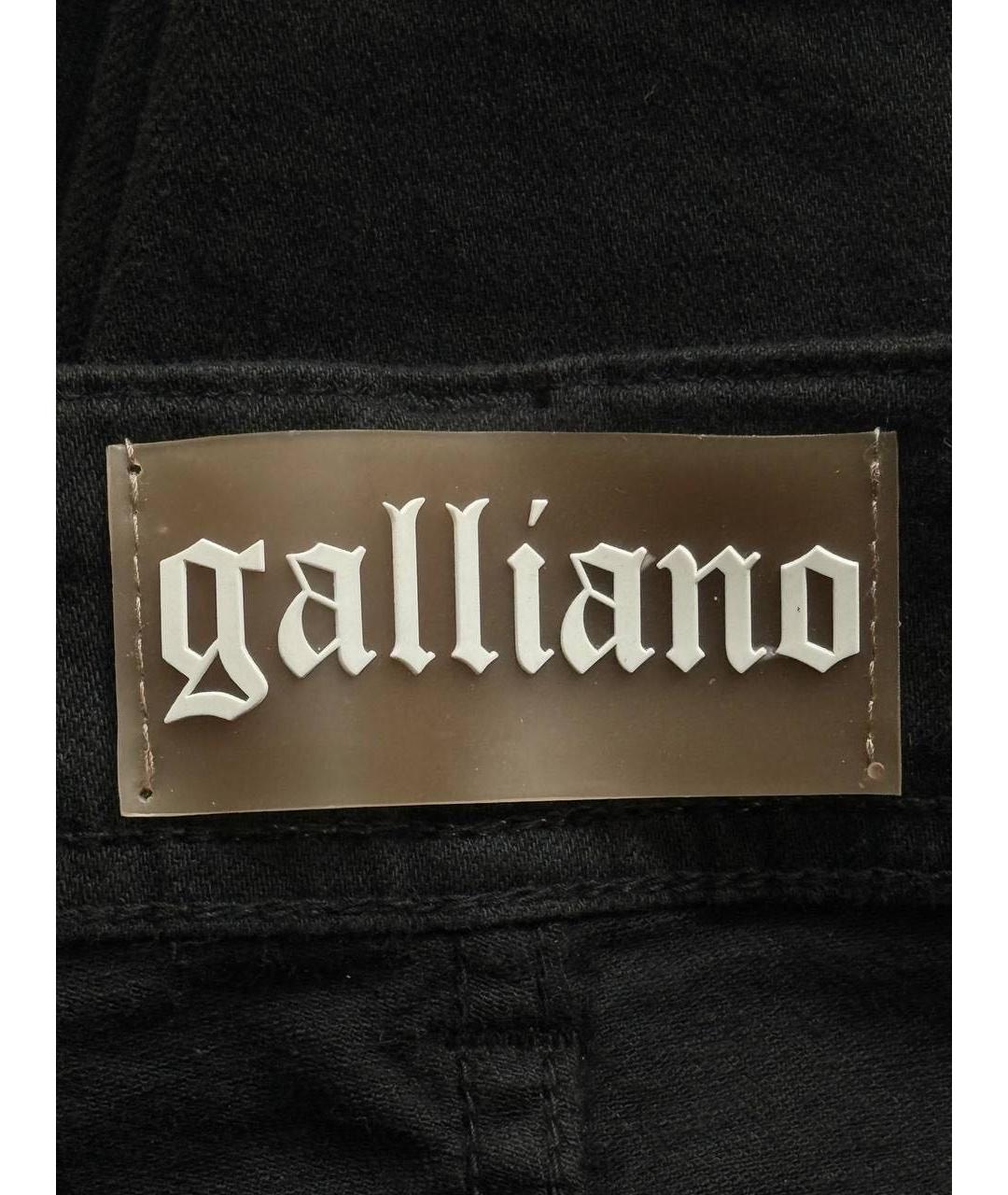 JOHN GALLIANO Черные джинсы слим, фото 7