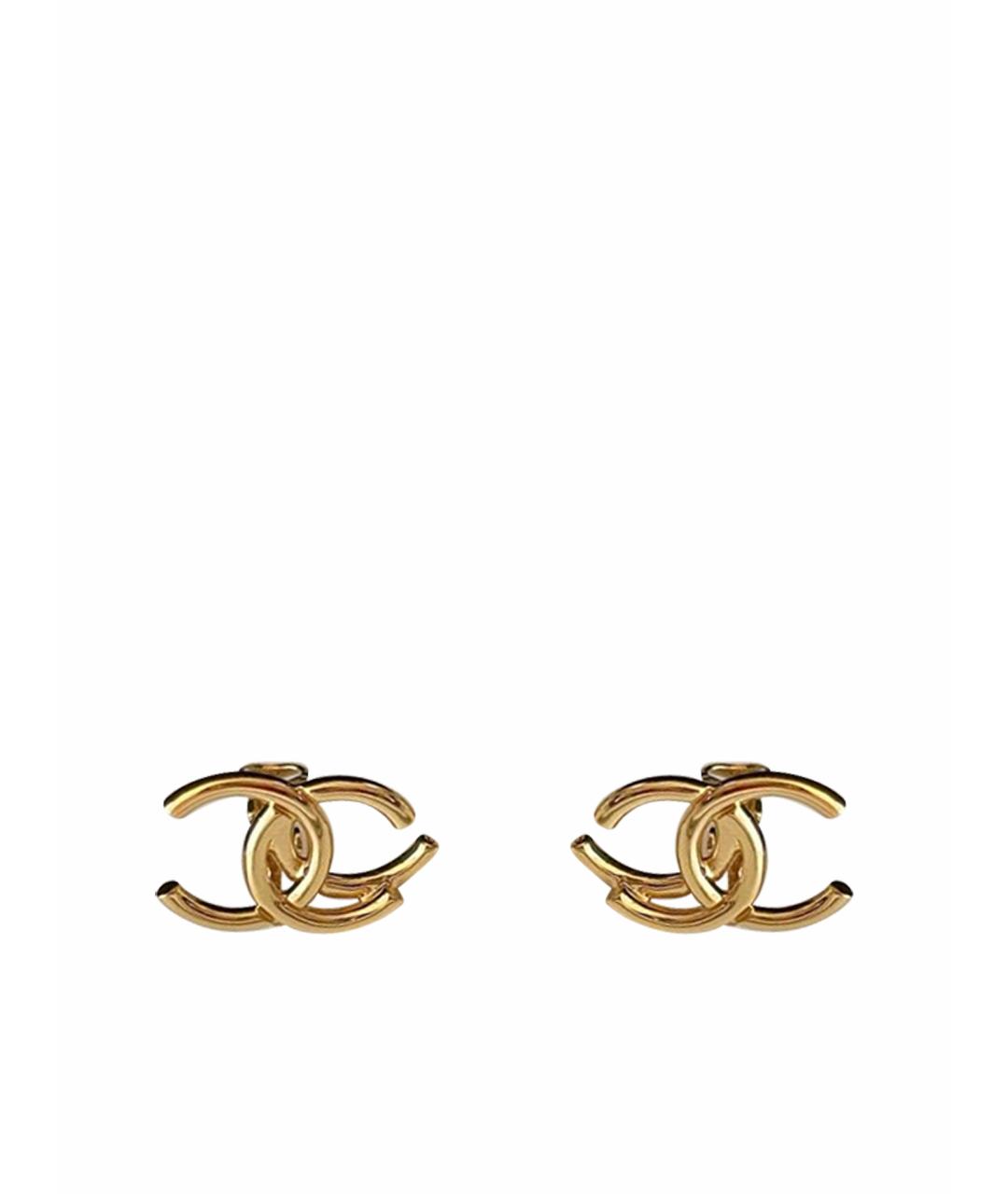 CHANEL Золотые серьги, фото 1