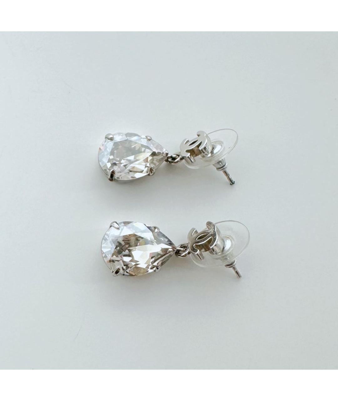 CHANEL Серебряные серьги, фото 4