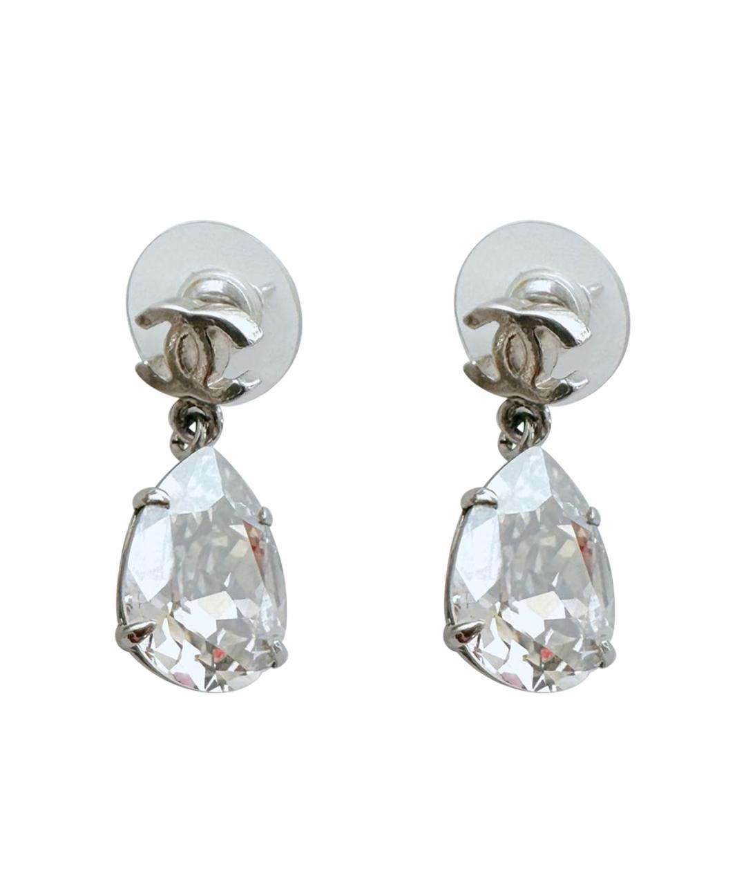 CHANEL Серебряные серьги, фото 1