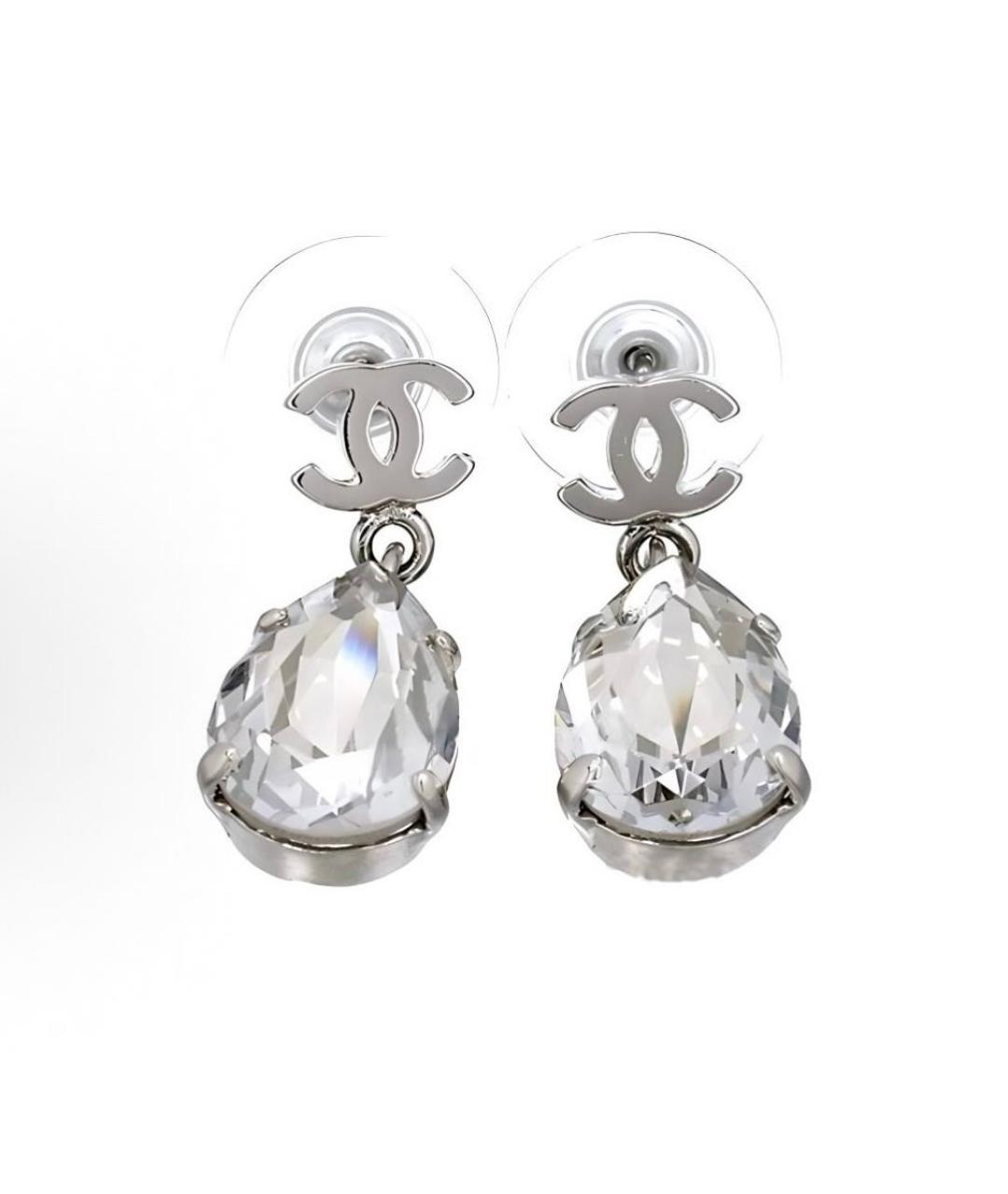 CHANEL Серебряные серьги, фото 7
