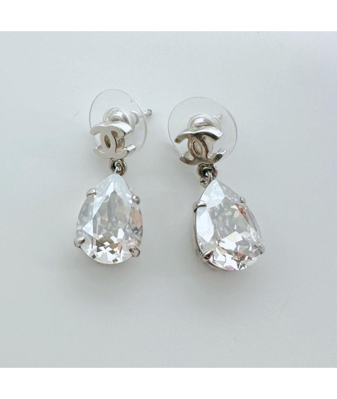 CHANEL Серебряные серьги, фото 3