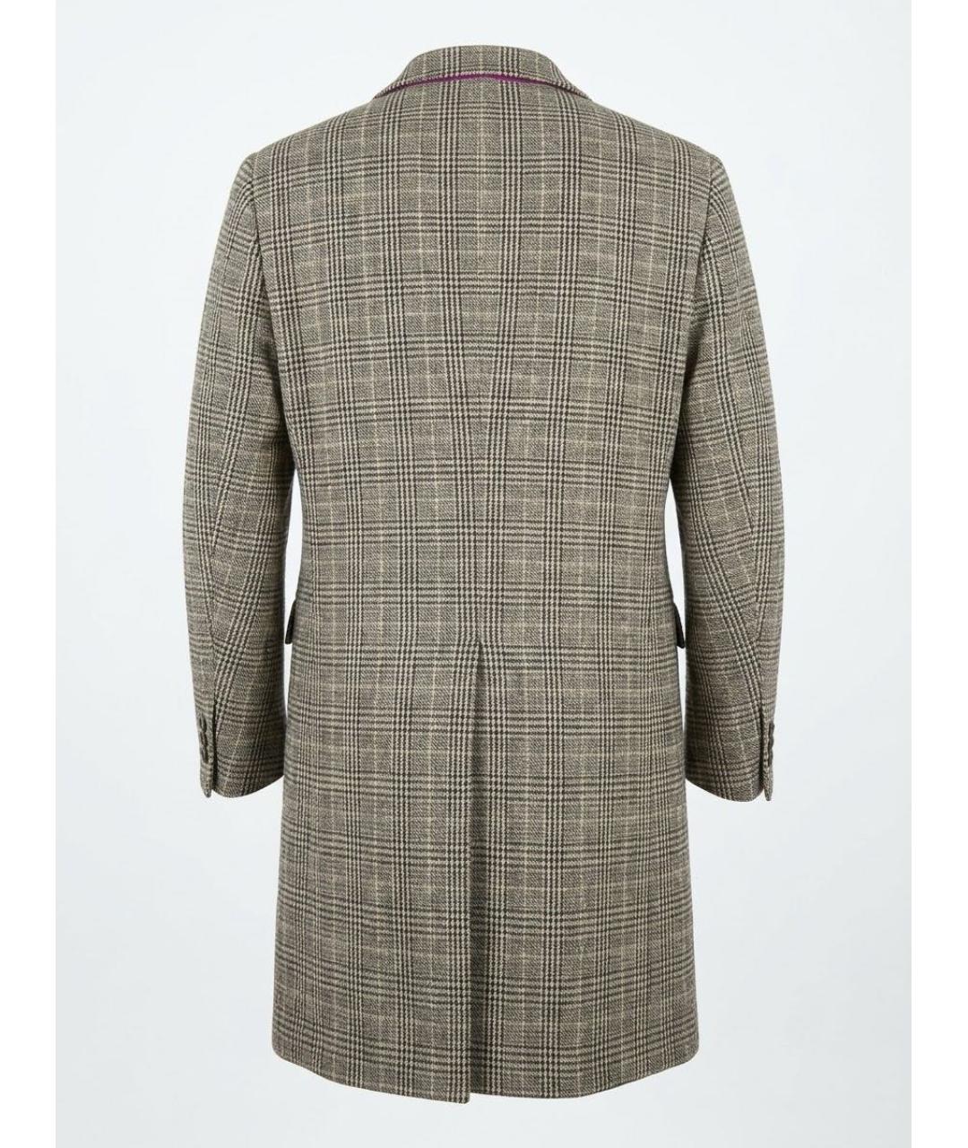 ETRO Горчичное шерстяное пальто, фото 2