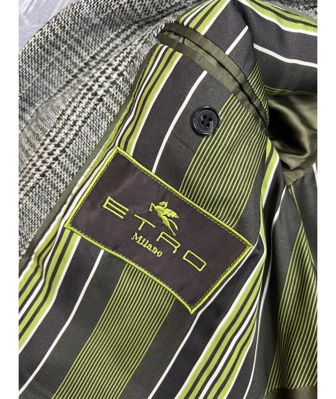 ETRO Горчичное шерстяное пальто, фото 3