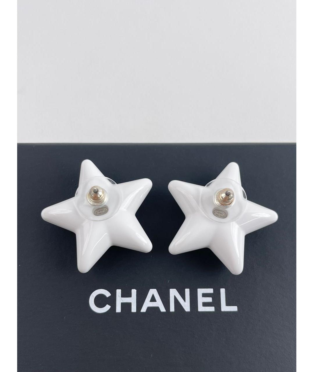 CHANEL Серебряные серьги, фото 2