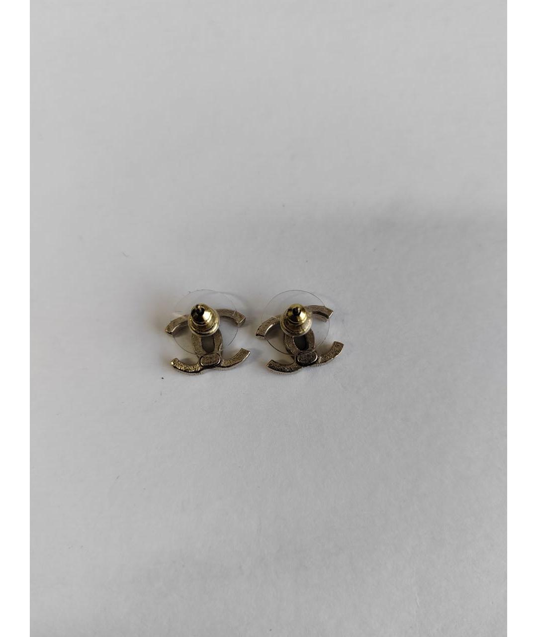 CHANEL Золотые серьги, фото 6