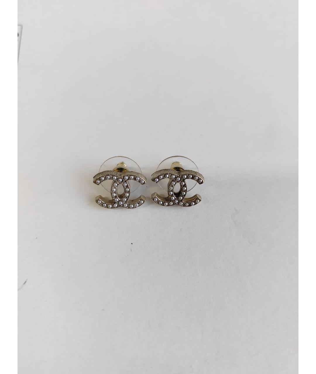 CHANEL Золотые серьги, фото 5
