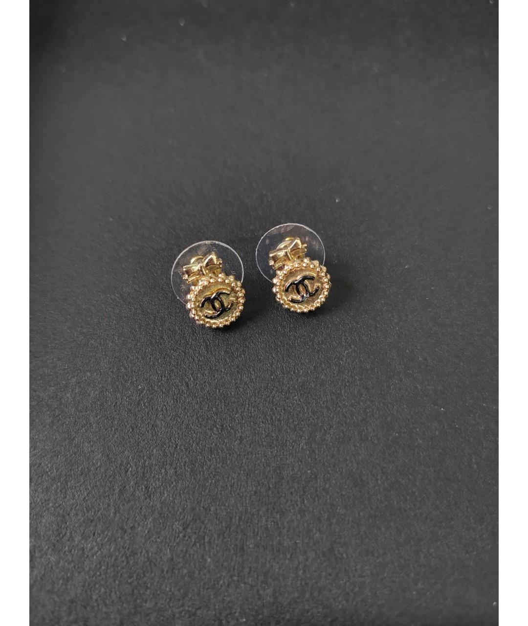 CHANEL Золотые серьги, фото 5