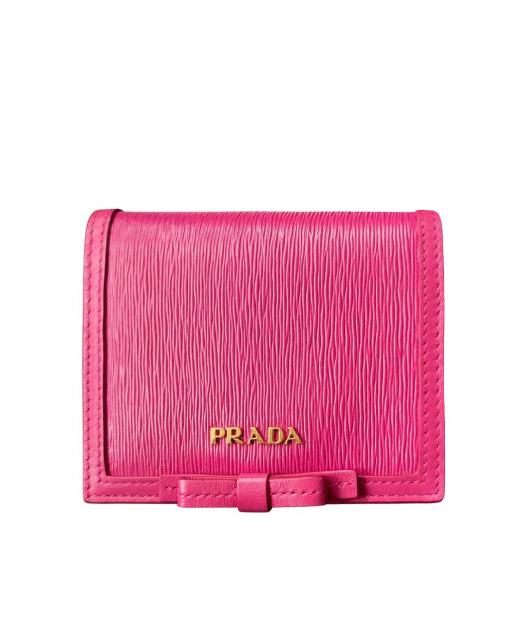 PRADA Розовый кошелек, фото 1