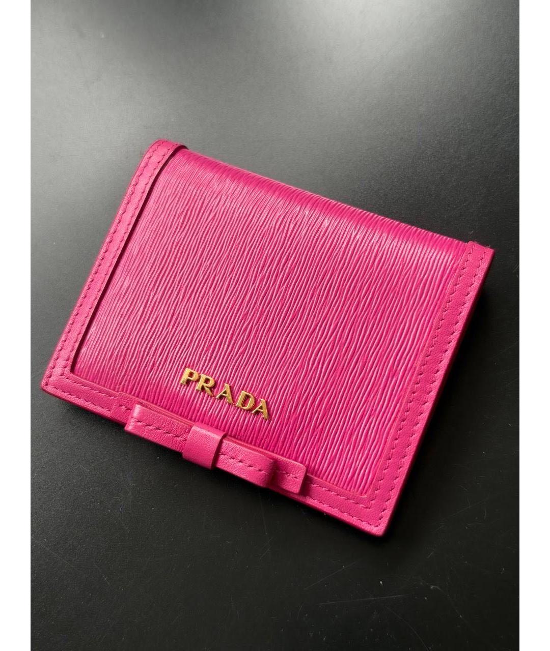 PRADA Розовый кошелек, фото 9
