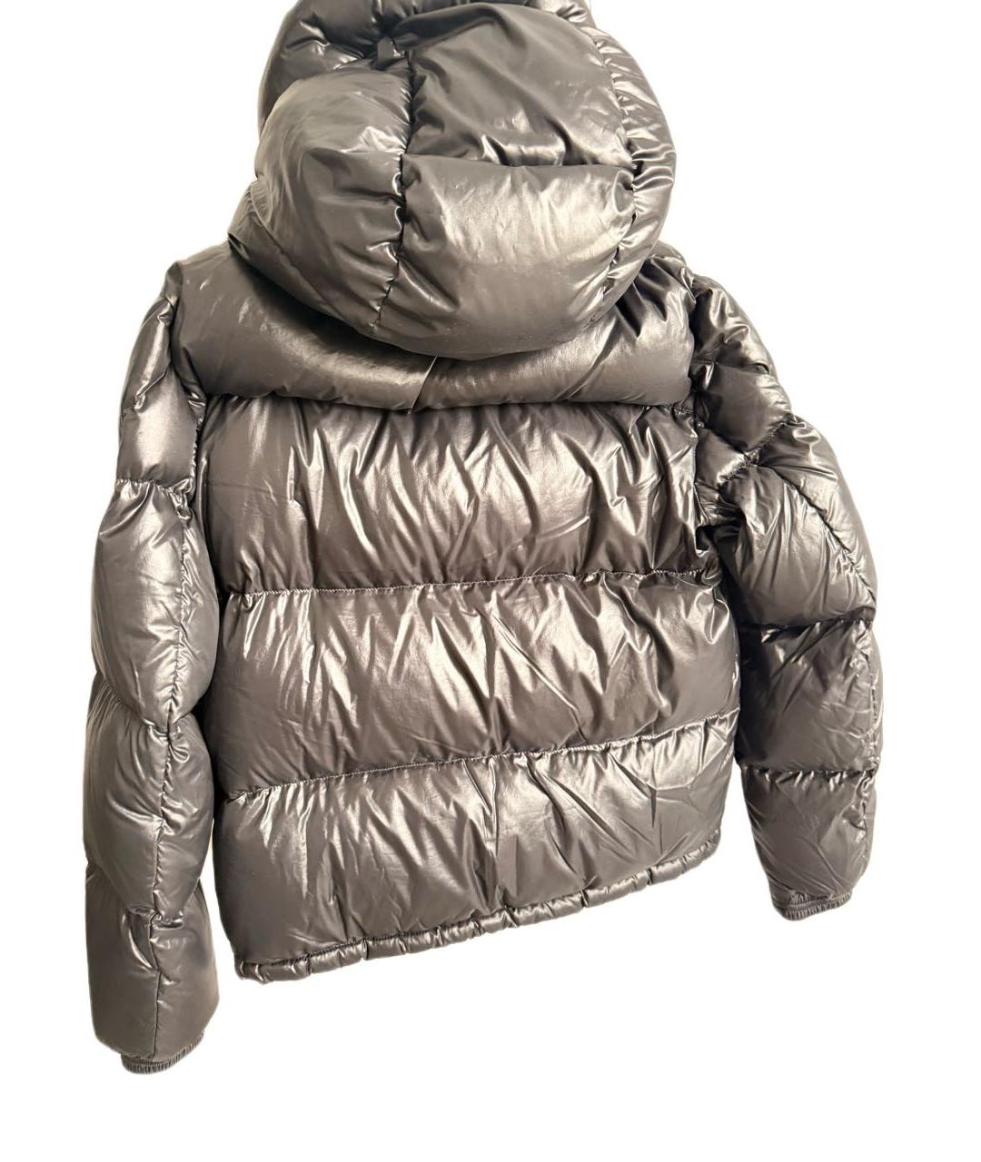 MONCLER Черный пуховик, фото 3