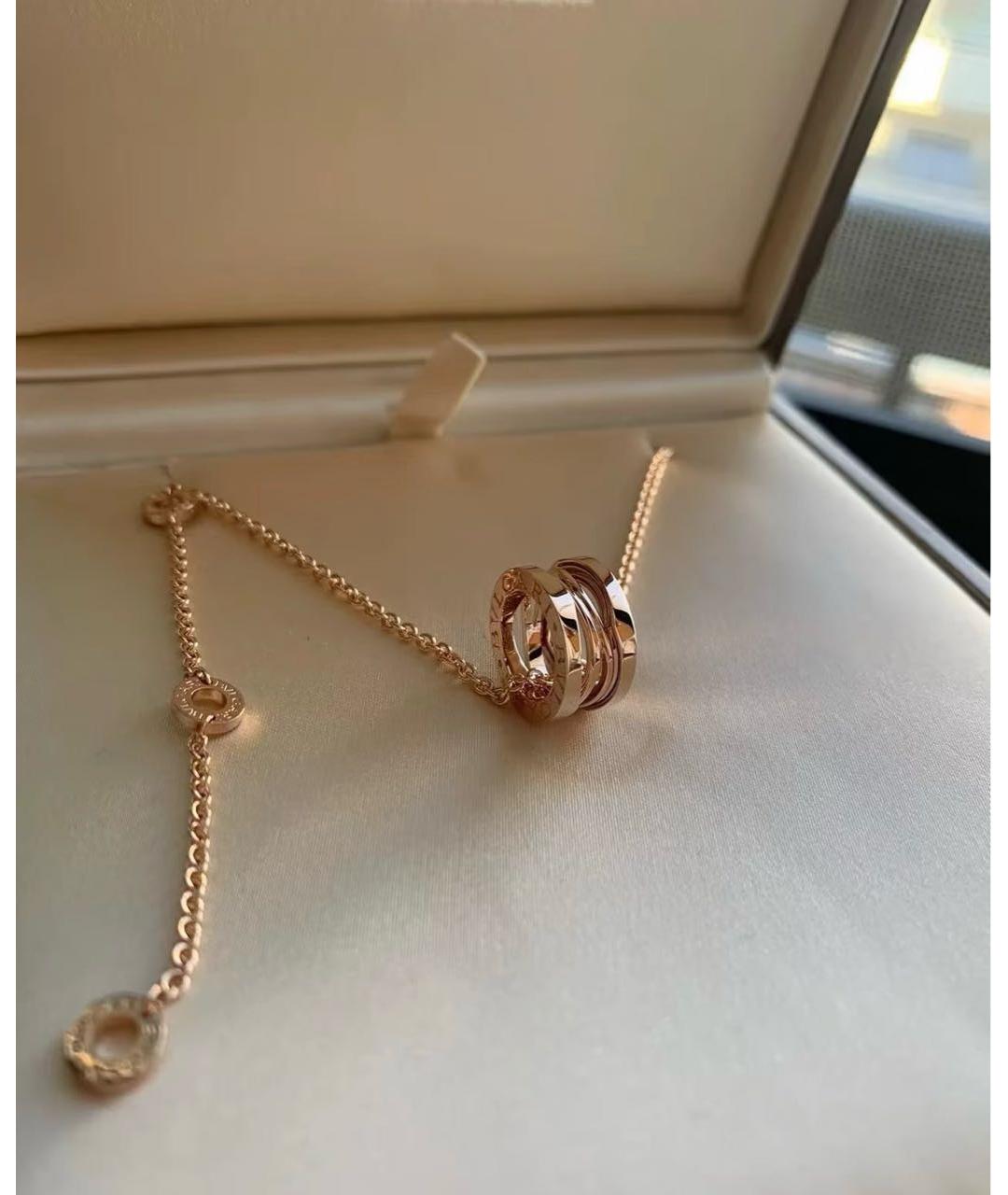 BVLGARI Золотая подвеска из розового золота, фото 6