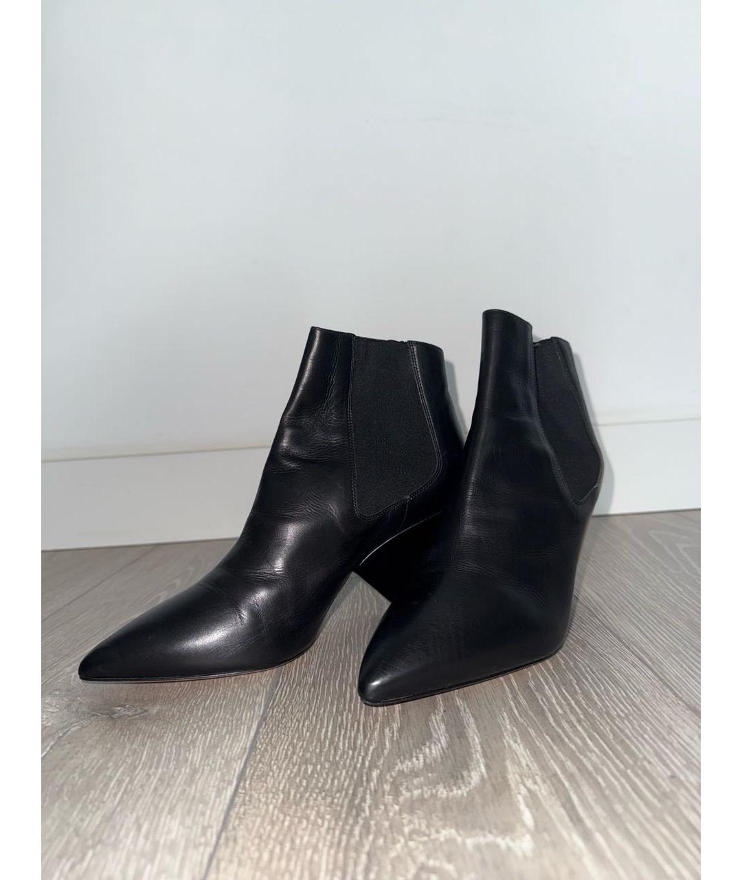 ISABEL MARANT Черные кожаные полусапоги, фото 5