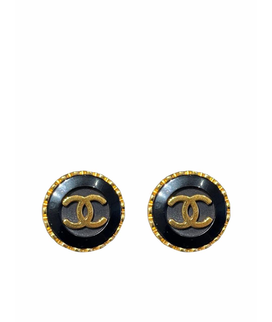 CHANEL Золотые серьги, фото 1