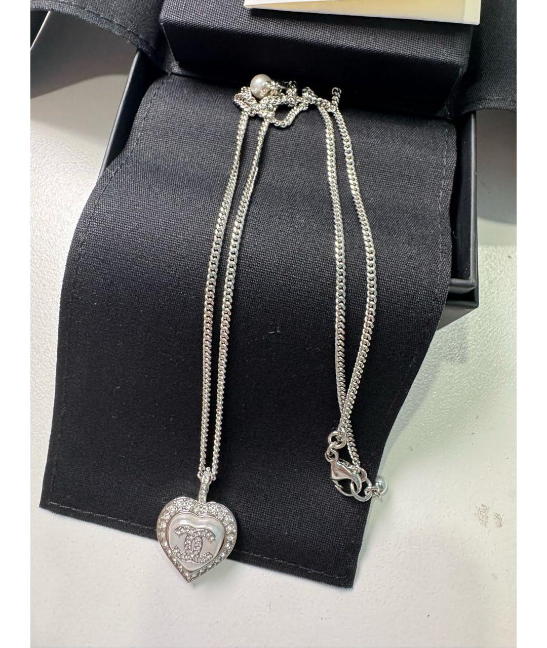 CHANEL Серебряное колье, фото 3