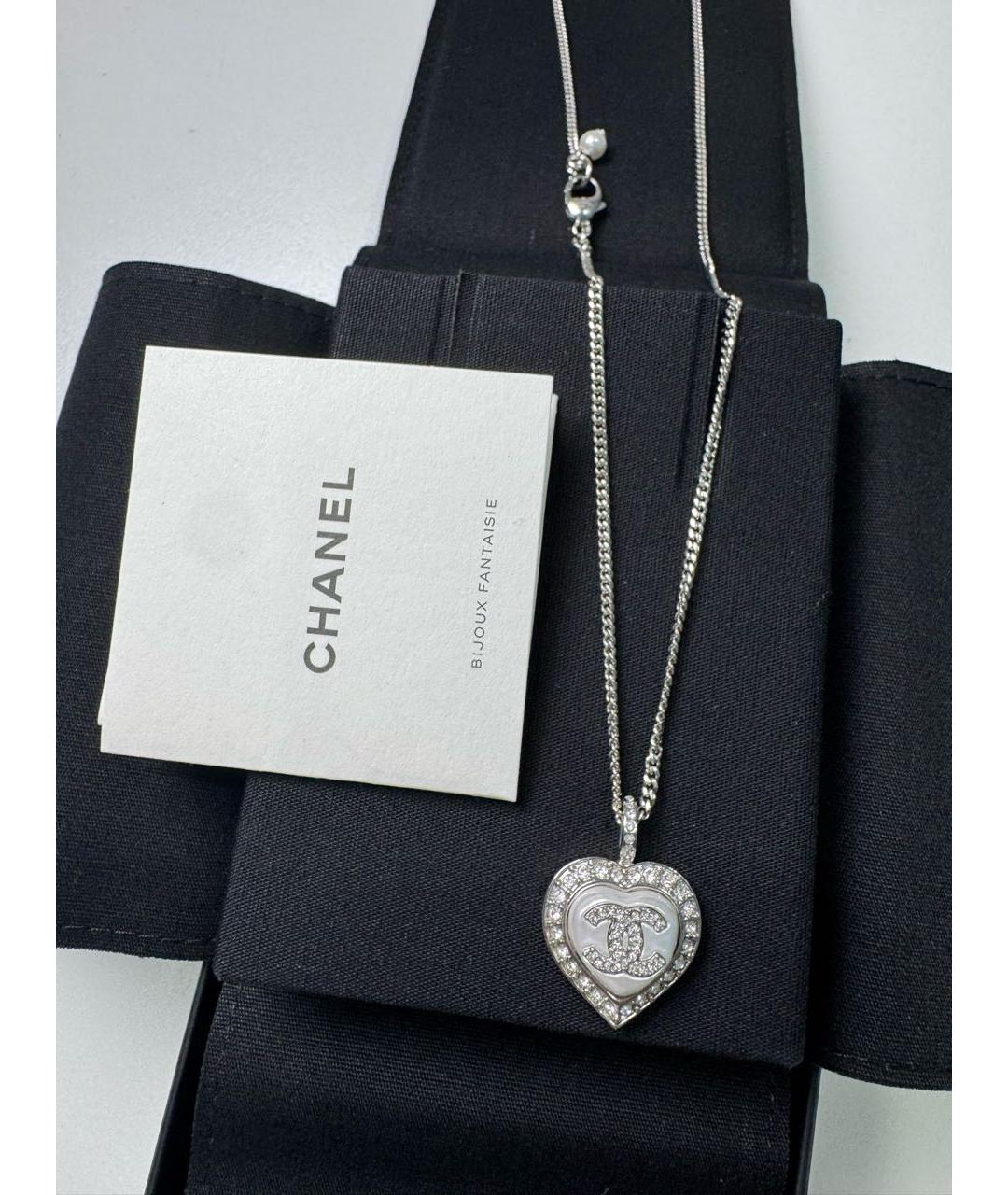 CHANEL Серебряное колье, фото 2