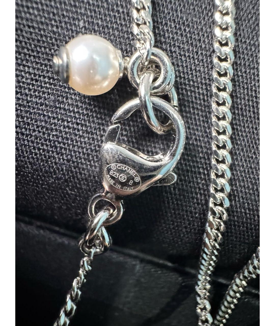 CHANEL Серебряное колье, фото 5