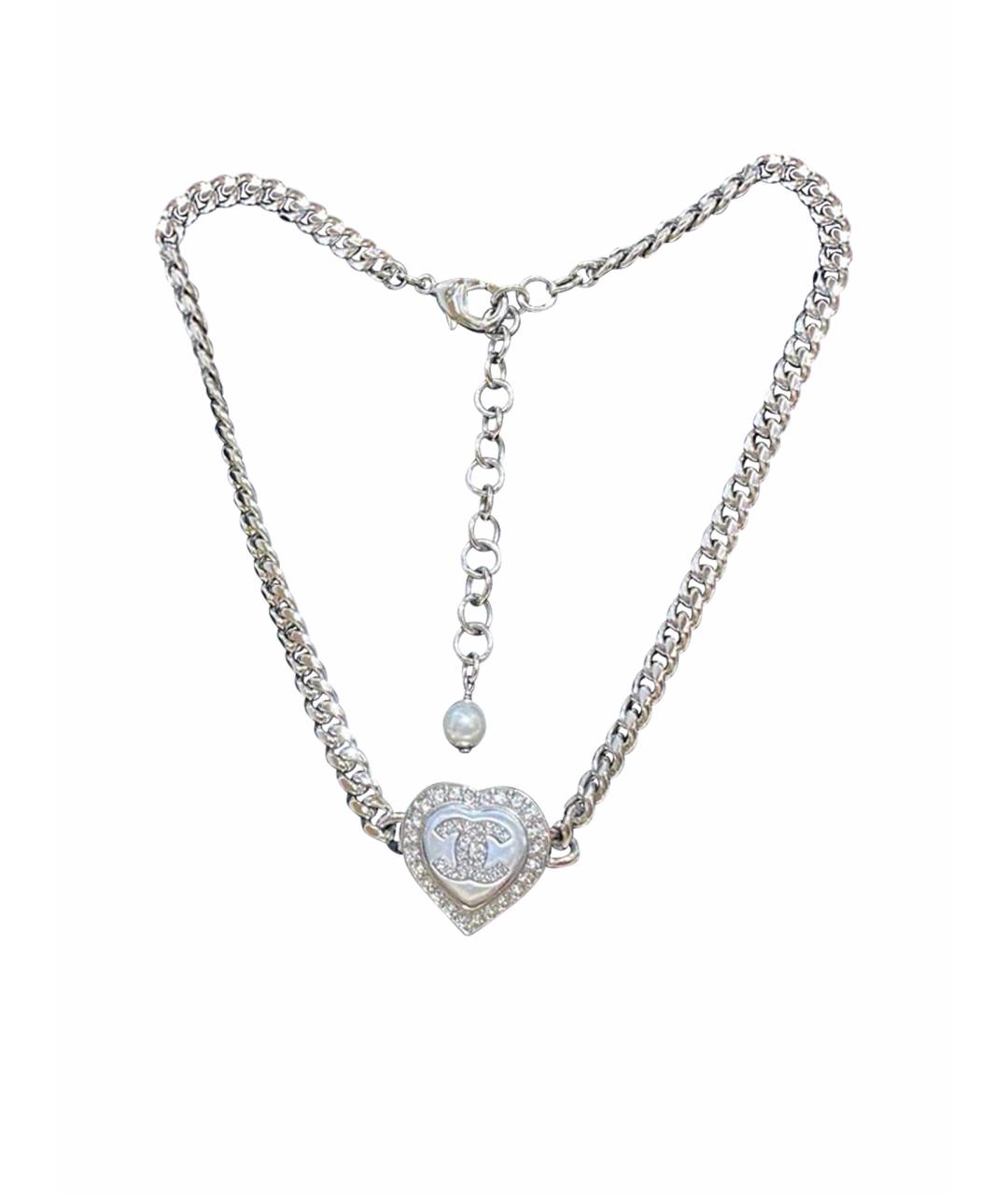 CHANEL Серебряное колье, фото 1