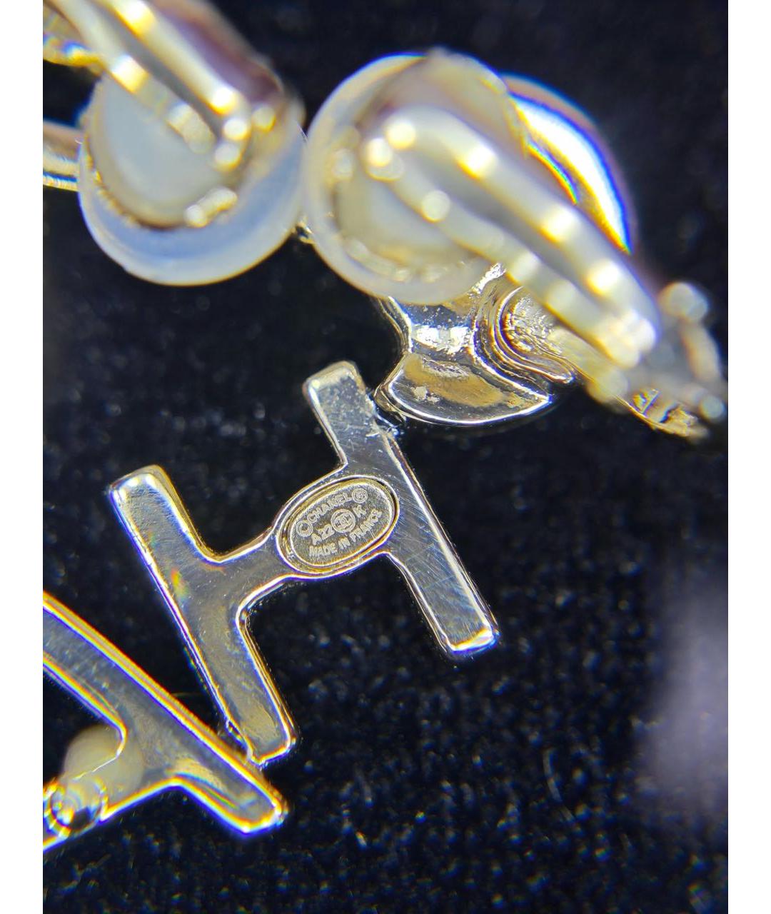 CHANEL Золотые серьги, фото 4