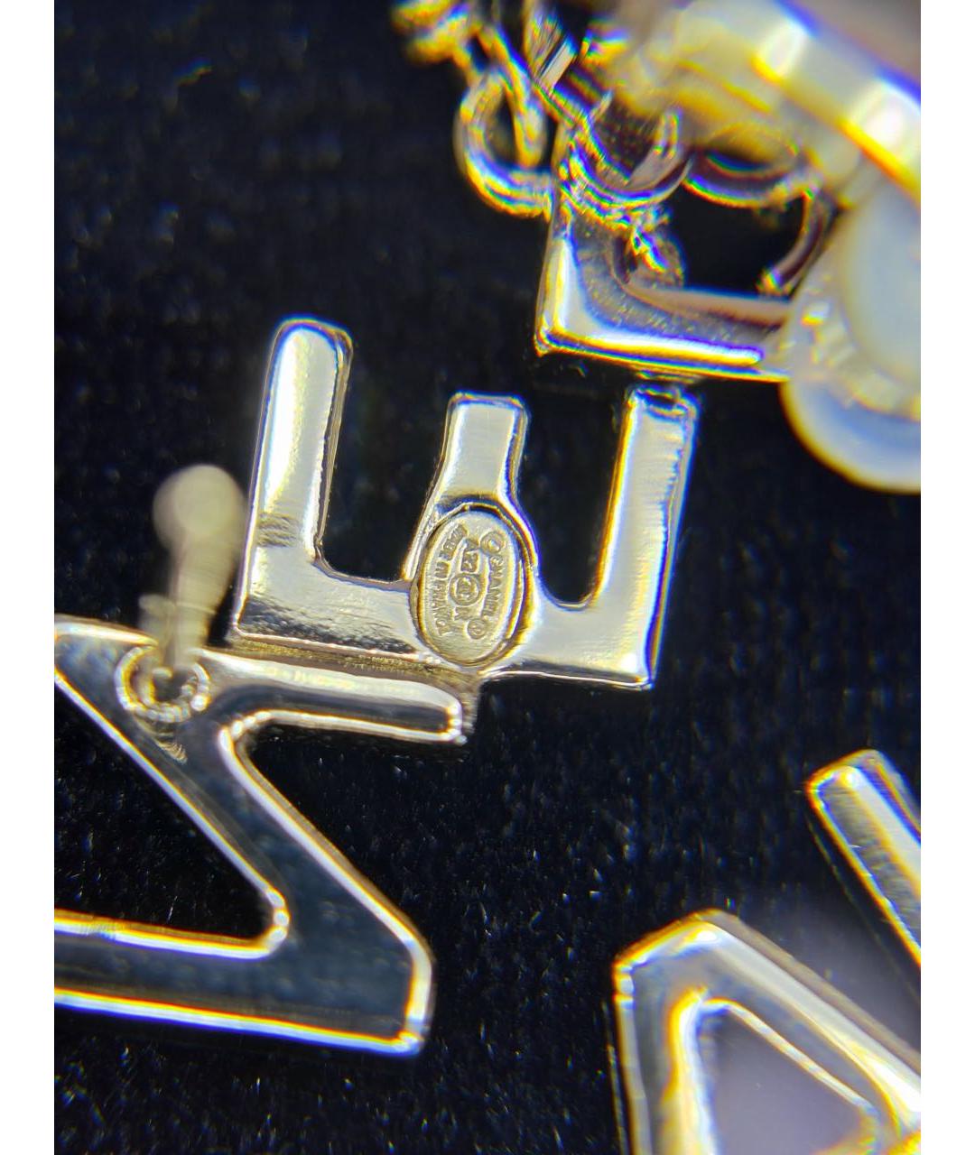 CHANEL Золотые серьги, фото 3