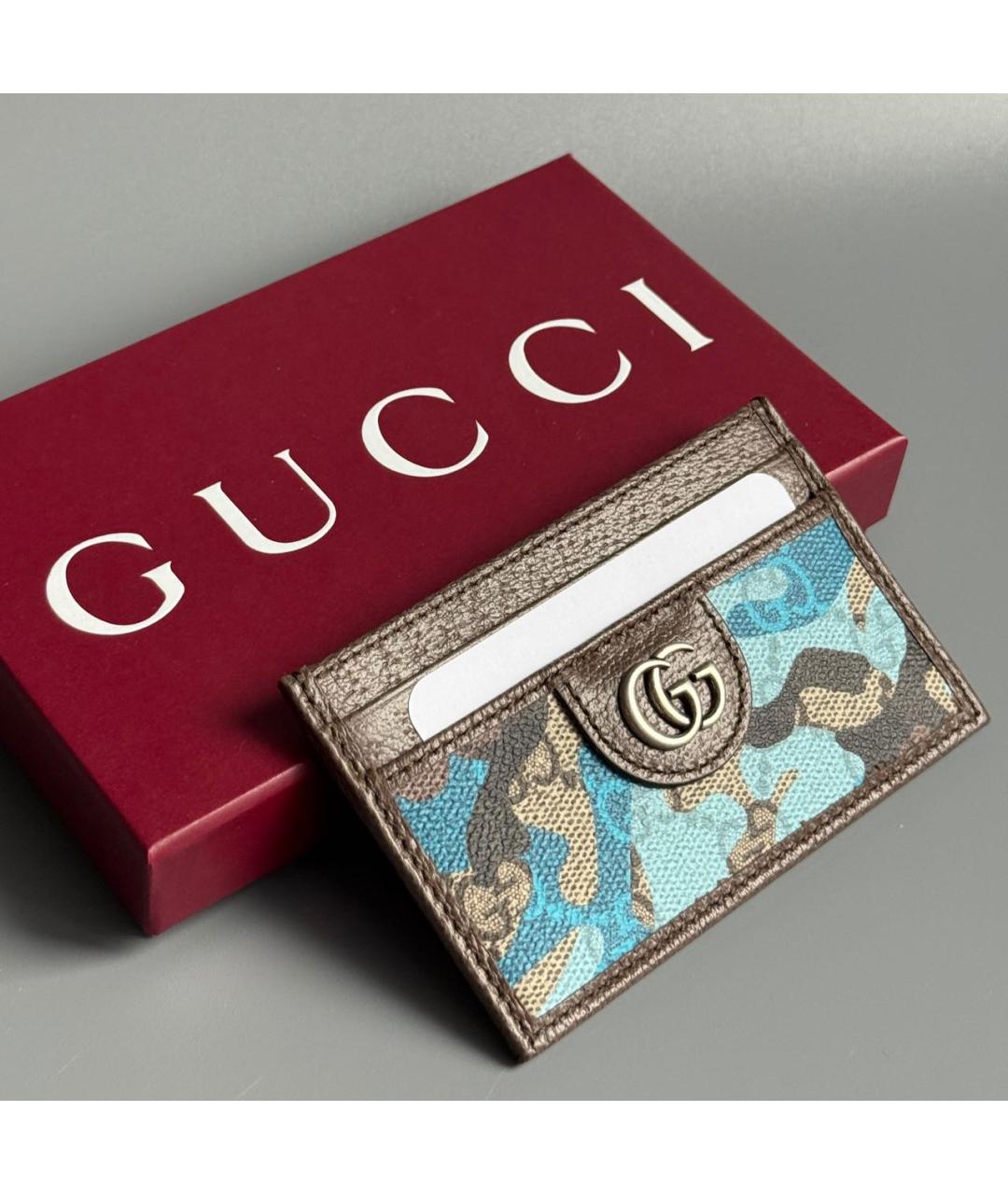 GUCCI Мульти кожаный кардхолдер, фото 8