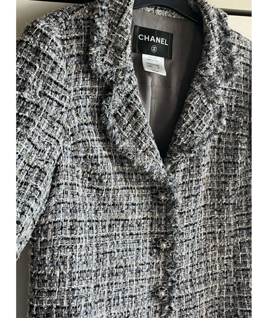 CHANEL Мульти лиоцелловый жакет/пиджак, фото 6