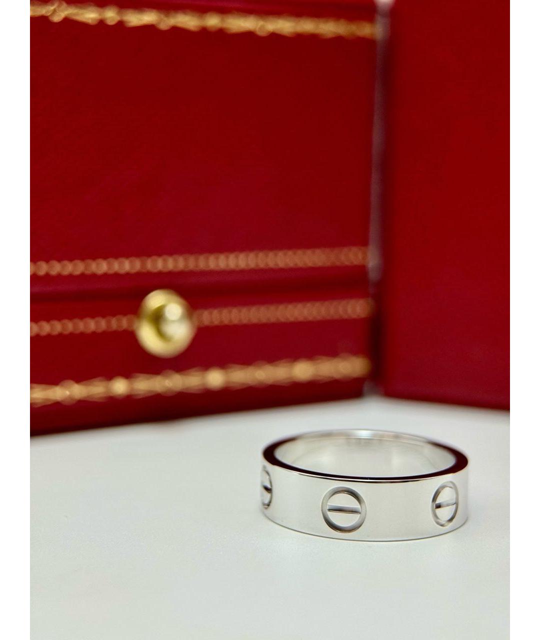 CARTIER Серебряное кольцо из белого золота, фото 5