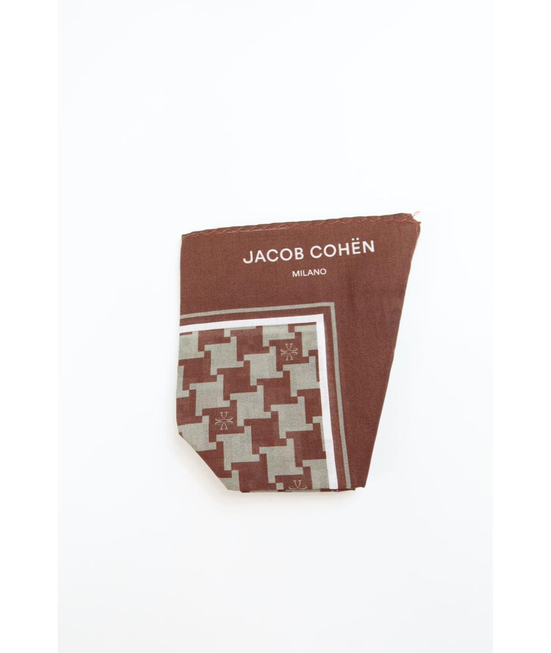 JACOB COHEN Темно-синие хлопковые прямые джинсы, фото 8